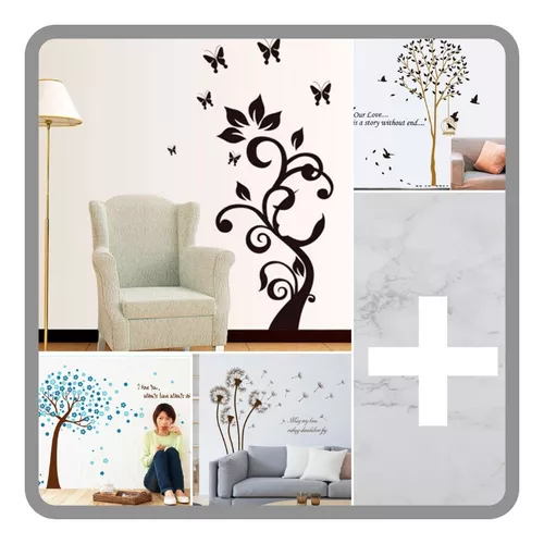 Vinilos Decorativos Adhesivos Pared Arbol Sala Comedor Pajar