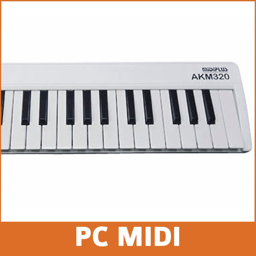 Imagen 6 de 10 de Promo Teclado Midi Usb Midiplus Akm320 32 Mini Teclas