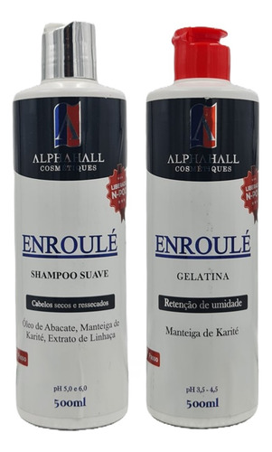 Alphahall Enroulé Liberado Shampoo 500 Ml E Gelatina