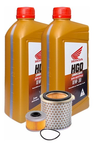 Kit Honda Xre300 Filtros Aire Y Original Aceite + 10w30 Semi