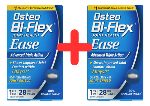 Bi-flex Ease Colágeno 56 Comprimidos Importado Usa Sem Sabor