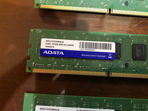 Imagen 4 de 4 de Memoria Ram 8gb 4x8gb Adata Ad3u1333w8g9-s Para Mac Pro 5.1