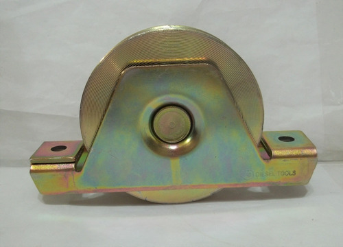 Rueda Roldana Tipo V Con Base Portón 4 PuLG. (100 X 20 Mm)