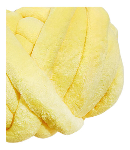 Hilo Grueso Para Tejer A Mano, Lavable, 500g, Amarillo