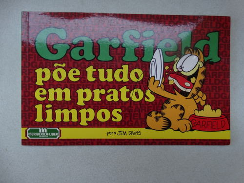 Garfield Põe Tudo Em Pratos Limpos Meribérica Nov 1999