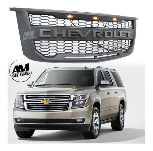 Parrilla Chevrolet Suburban Luz Led 2015 2016 2017 2018 2019