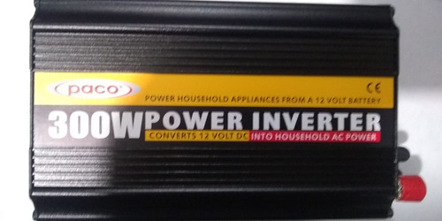 Inversor Bateria Carro 300 Watt  De 12 Volt Dc A 110 Volt Ac