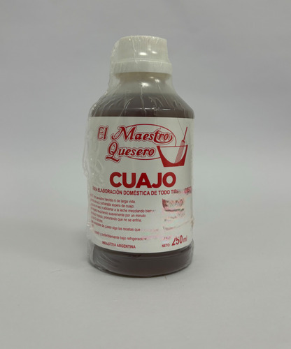 Cuajo Para Queso X 250 Ml