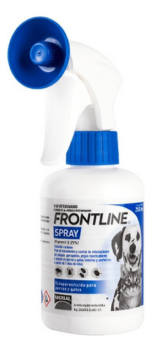 Frontline Spray 250ml Contra Garrapatas Y Pulga Perros Gatos