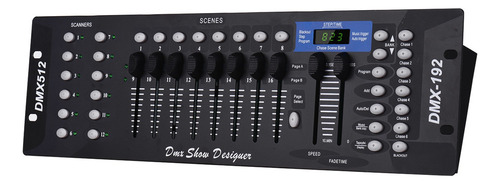 Dmx512 Panel De Consola Del Controlador De Luz 192ch Program