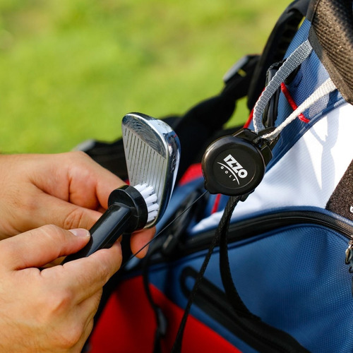 Imagen 4 de 5 de Buke Golf - Cepillo Izzo Pinceles Doble Para Palos