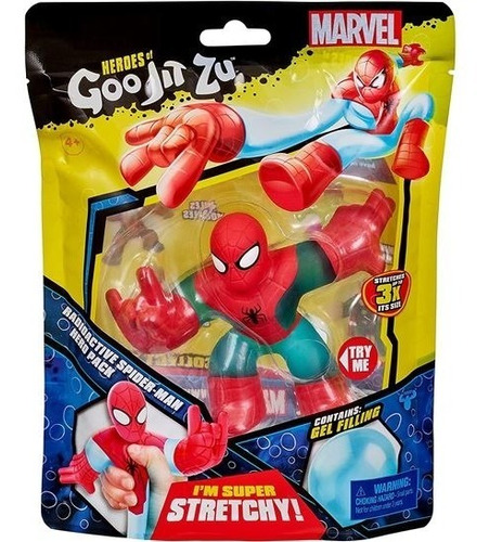 Heroes Of Goo Jit Zu - Figura De Acción Flexible Spider-man