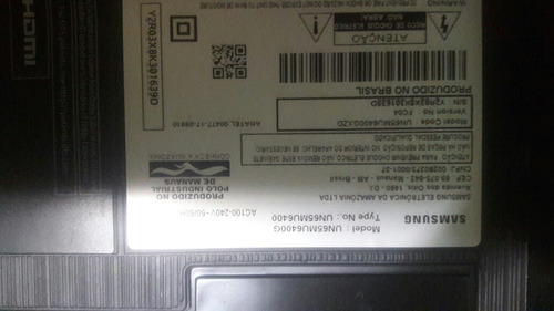 Placas. Bluetoot Model. Un65mu6400g.com Defeito Frete Grati