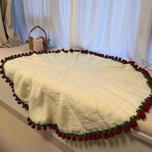 Para Ha Kit Crochet Manta Flores Juego Tejido Tejido /