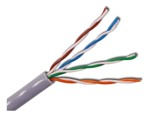 Imagen 4 de 5 de Cable Utp Furukawa Rollo 50mt Gigalan Cat6 Interior Red Cctv