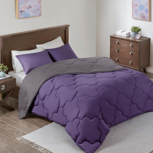 Comfort Spaces ® edredón Doble Vista King Size +fundas Almoh