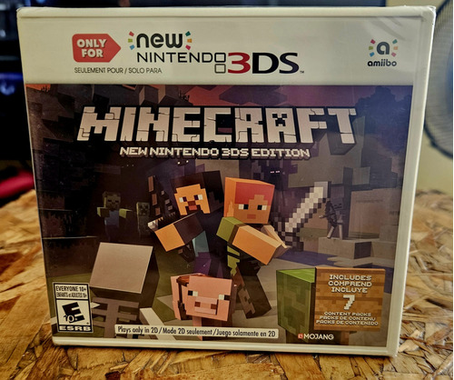 Minecraft 3ds Nuevo/sellado