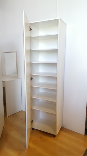 Imagen 5 de 10 de Zapateros Botinero Con Estantes Multiuso 1 Puerta Y Espejo+