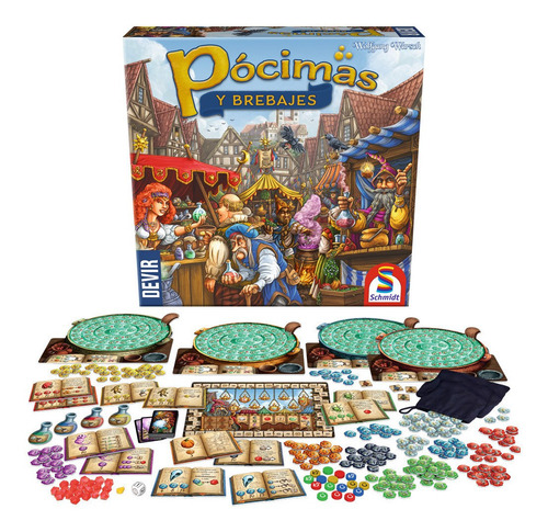 Imagen 3 de 7 de Pocimas Y Brebajes - Juego De Mesa Familiar Devir