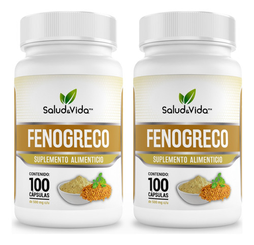 Fenogreco 500mg 200 Capsulas Envío Incluido