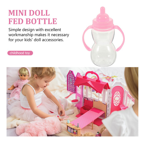 10 Biberones Pequeños Modelo Pretend Play Toy Milk Pro
