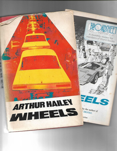 Wheels By Arthur Hailey - Hardcover + Gacetilla
