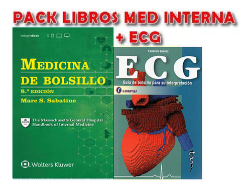 Pack Sabatine Medicina Bols Y Suarez Ecg Guia Libros Nuevos