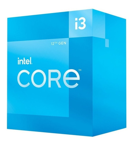Procesador Intel Alderlake Core I3-12100 S1700 4 Nucleos 4,3