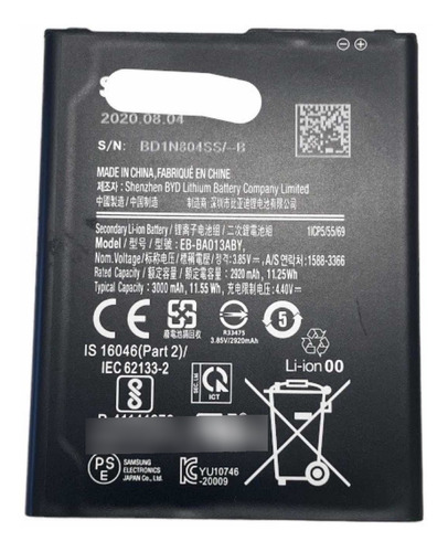 Batería Pila Para Samsung Core A01 Eb-ba013aby 3000 Mah