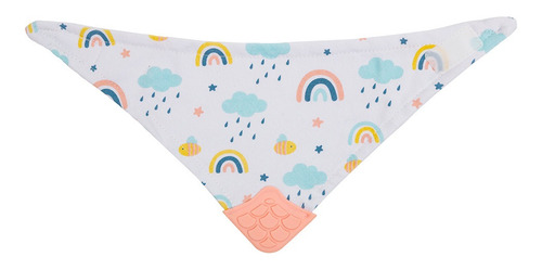 Bandana Infantil Com Mordedor Arco-iris E Abelha 15283 Buba