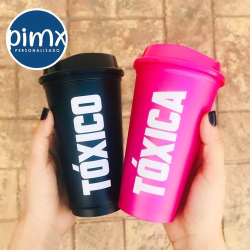 Termo Cafetero Personalizado (plástico Tipo Starbucks) | MercadoLibre