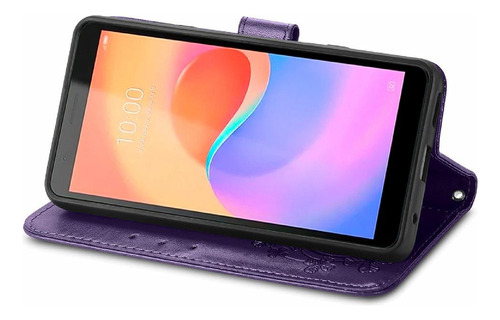 Funda For Zte Blade A31 Plus Funda De Cuero Flip Cover
