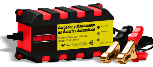 Cargador Baterias Automatico (1.5 Amp)