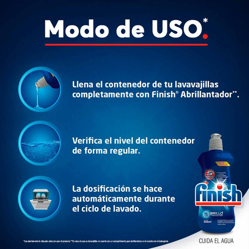 Finish Combo Lavavajillas + Detergente 400ml Y 1kg