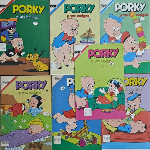 Porky Revistas Lote De 7 Unidades Nuevas
