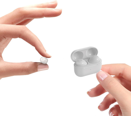 Auriculares Bluetooth 5.3 Invisibles Para Sueño Y Trabajo Color Blanco