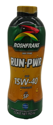 Aceite Roshfrans 15w-40 Mineral