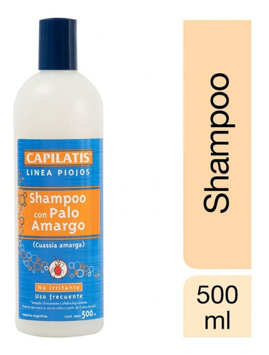 Capilatis Shampoo Con Palo Amargo Para Piojos X 500 Ml
