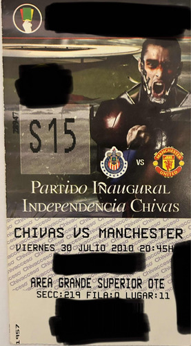 Colección Inauguración Chivas Vs Manchester