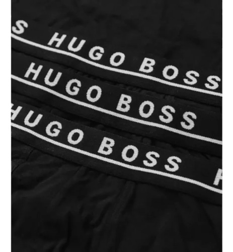 Boxer 3 Pack Trunk Hugo Boss De Algodon Hombre - Original