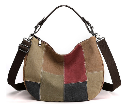 Bolso De Mensajero De Moda Retro Viaje De Hombro Grande