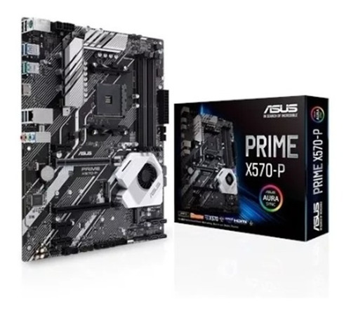 Motherboard Asus Prime X570-p Am4 Amd Ryzen Hdmi Aura Sync Gamer