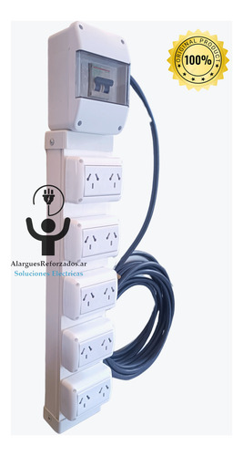 Tablero Eléctrico Armado Trabajo Obra 10a X 10u (2mt 3x4mm)