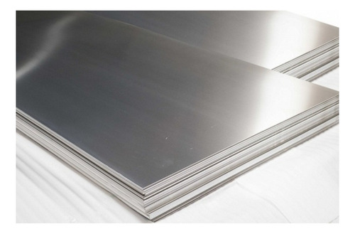 Chapa Inox 304 Escovado Medidas 500x400mm X 1mm Espessura