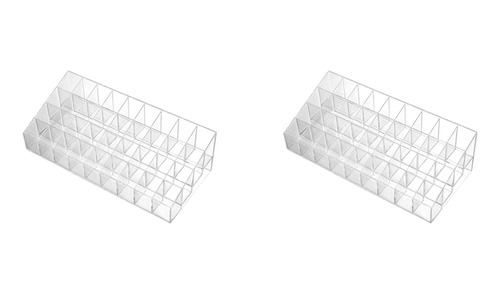 Estante De Almacenamiento De Lápiz Labial Acrílico Transpare