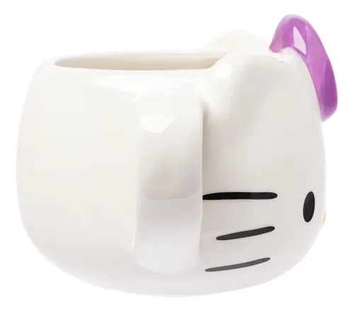 Búfalo De Plata Sanrio Hello Kitty Classic Purple Bow Cer...