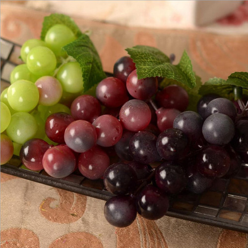 6 Artificial Faux Plástico Fruta Bosquejo Prop Una
