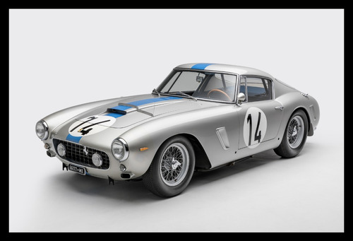 Ferrari 250 Gt Competizione 1963 Cuadro Enmarcado 45x30cm