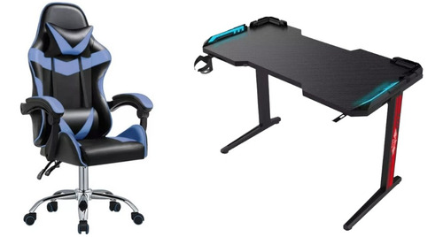 Combo Gamer Escritorio Pc Xbox+ Silla Ergonómica Reclinable