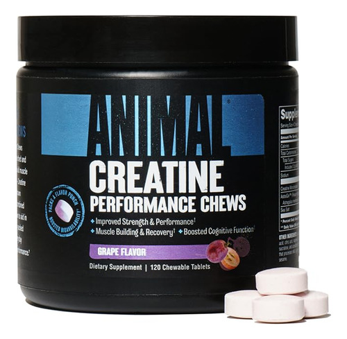 Animal Creatine Chews Tablets - Enhanced Creatine Monohydrat